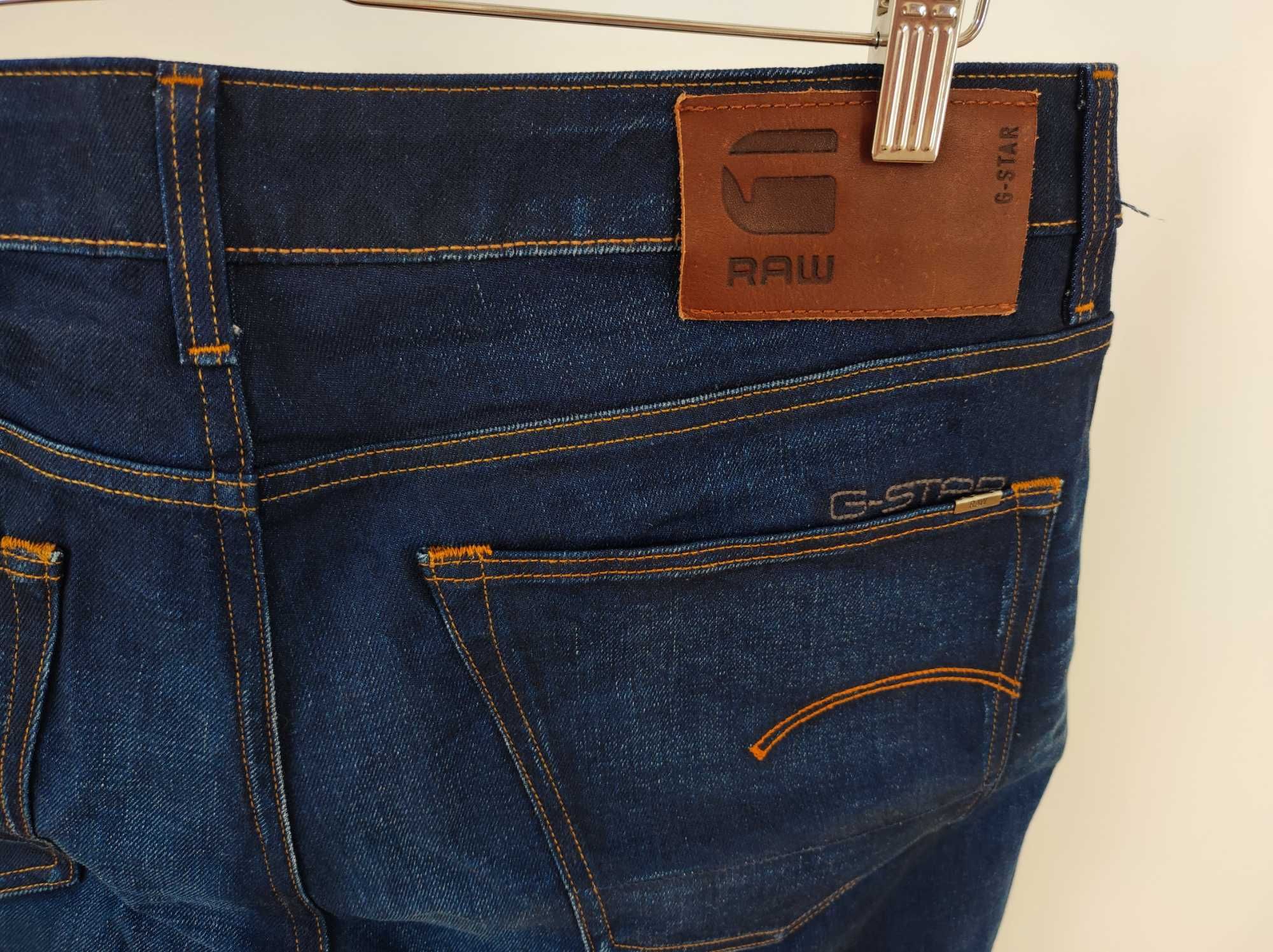 Jeansy męskie G-Star Raw, slim, niebieski, 36/32