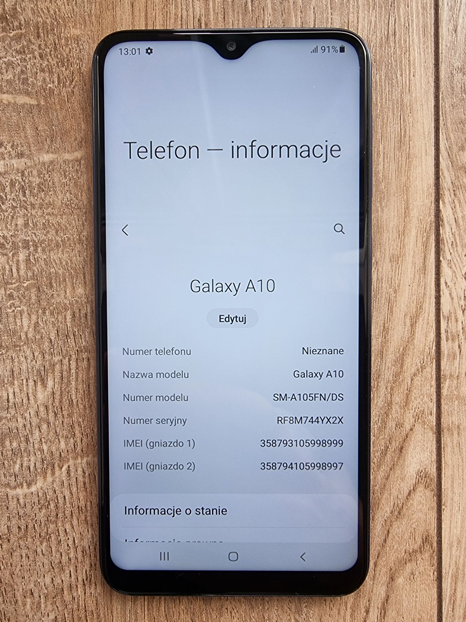 Samsung Galaxy A10 czarny 32 GB