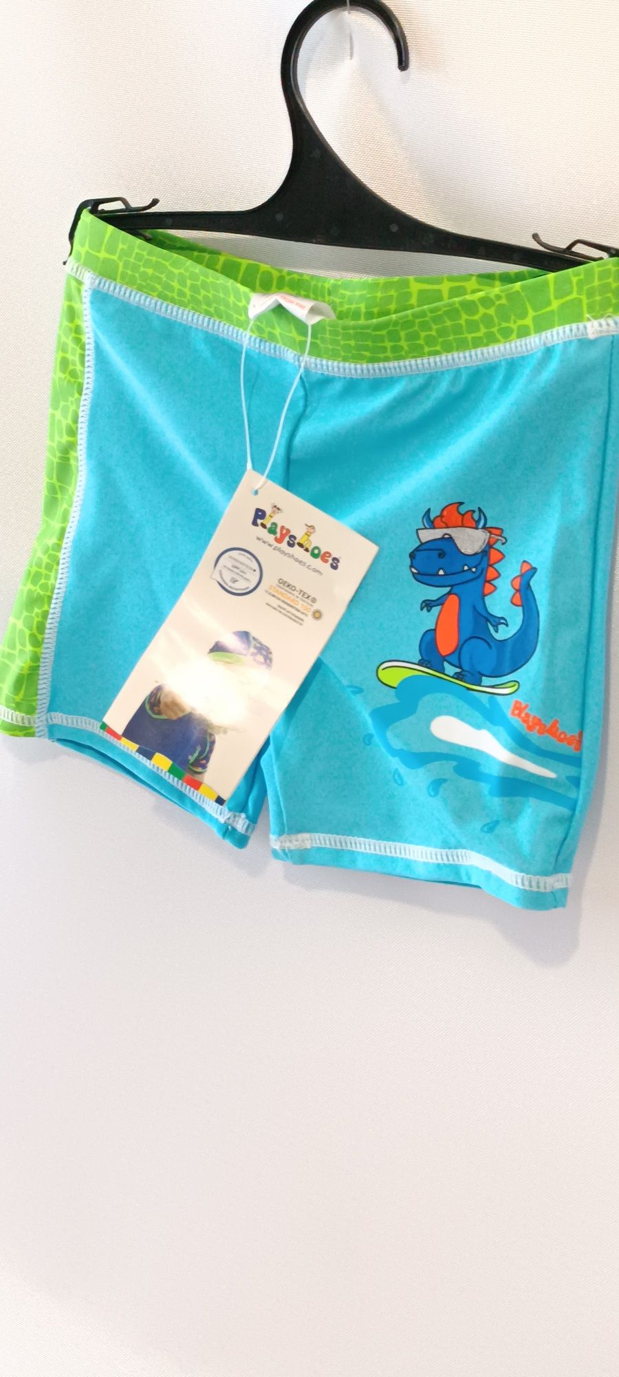 Playshoes Spodenki Kąpielówki Dziecięce Dino r. 110/116 Nowe