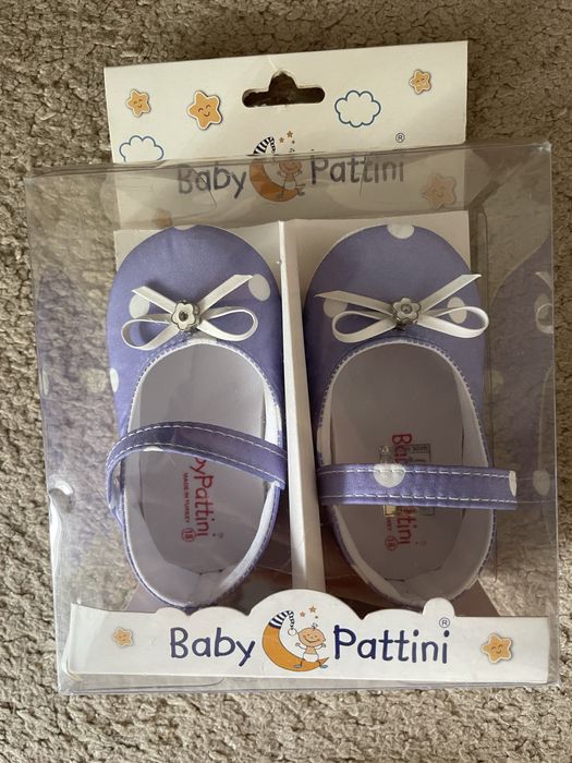 Baby Pattini розмір 18 фіолетові нові сандалі/ черевички для дівчинки
