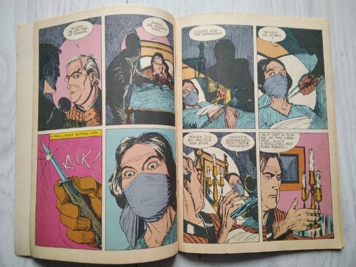 Komiks Kapitan Żbik Nocna wizyta 1980 rok wydanie II stan bardzo dobry