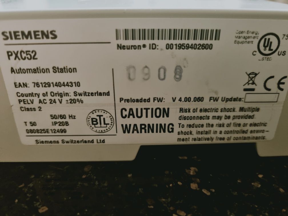 SIEMENS Sterownik kompaktowy PXC52