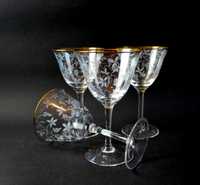 4 x Rudesheim kryształowe kieliszki do wina retro