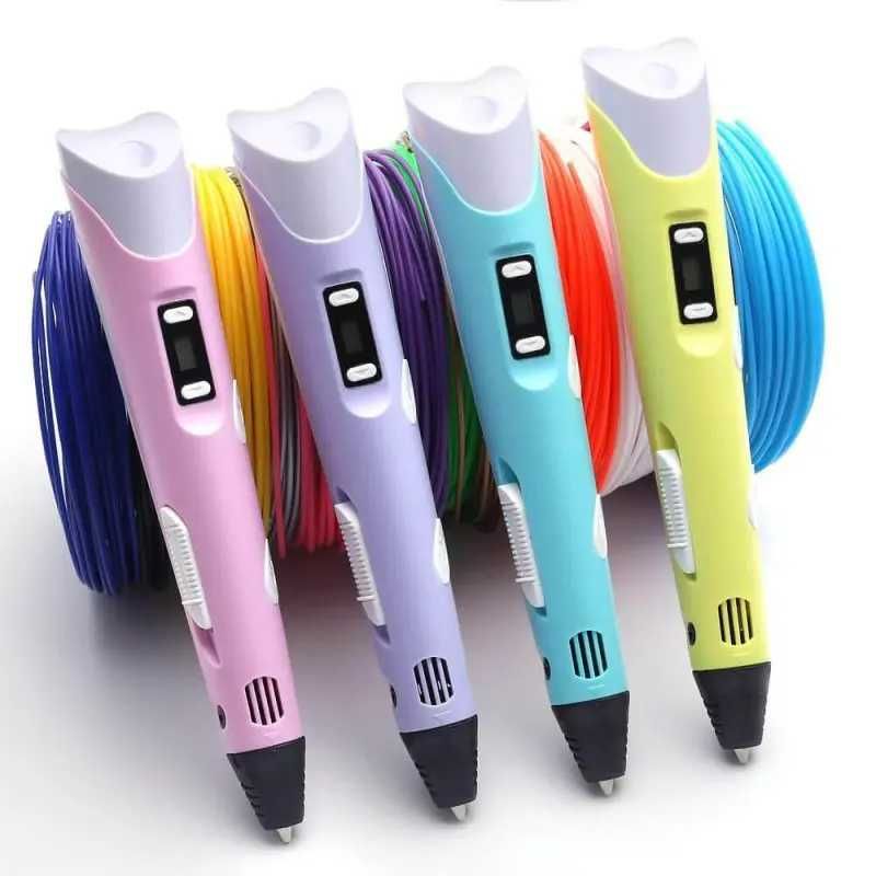 3д ручка PEN-3 з трафаретами та LCD дисплеєм для малювання пластиком