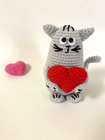 Супер класний кіт іграшка день святого Валентина