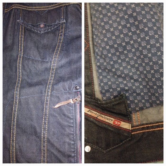 Піджак куртка джинсовий diesel XL заміри