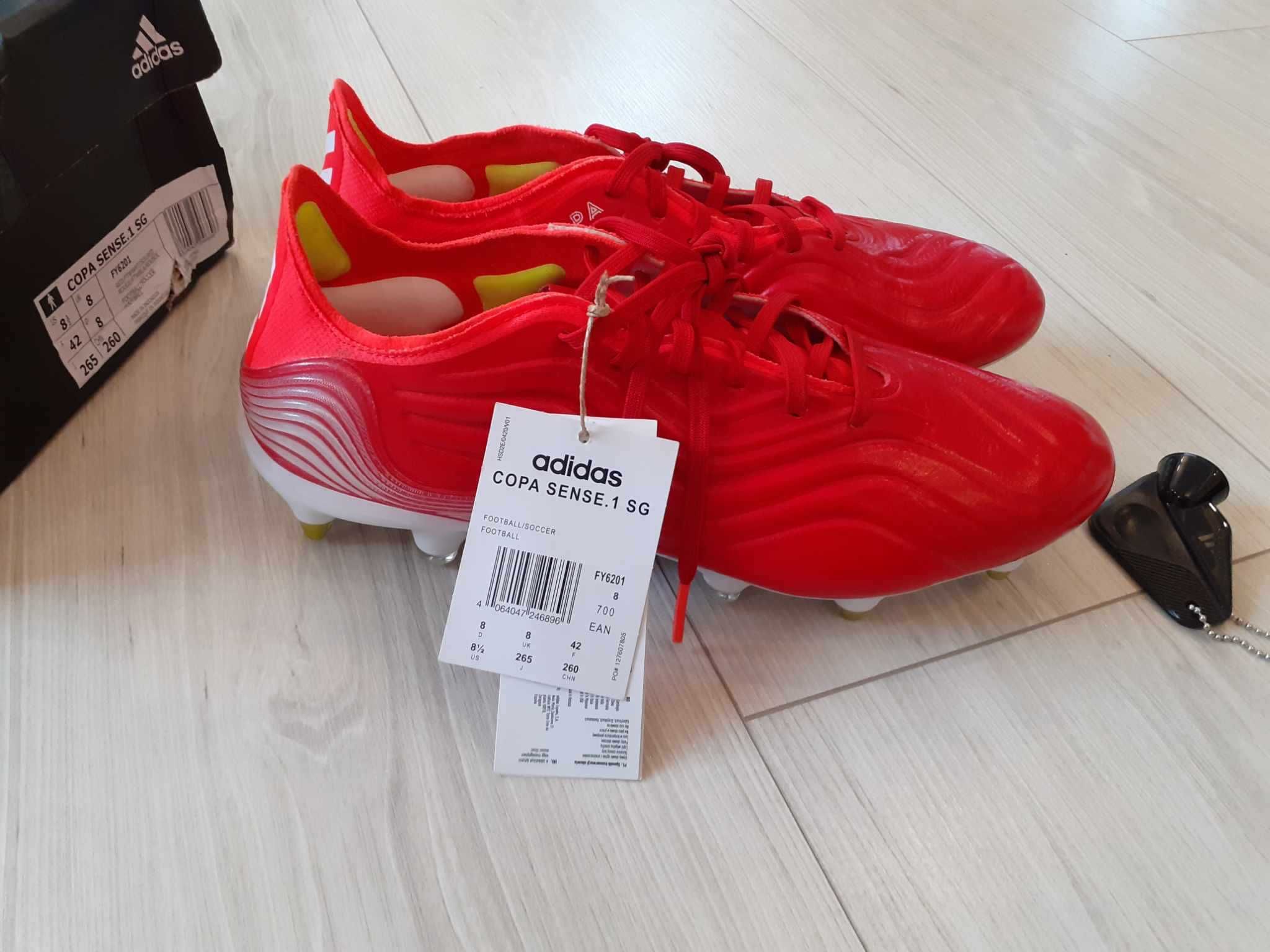 Profesjonalne buty piłkarskie korki Adidas Copa Sense.1 SG r. 42