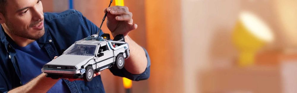 LEGO 10300 Wehikuł czasu z „Powrotu do przyszłości” oryginał + torba