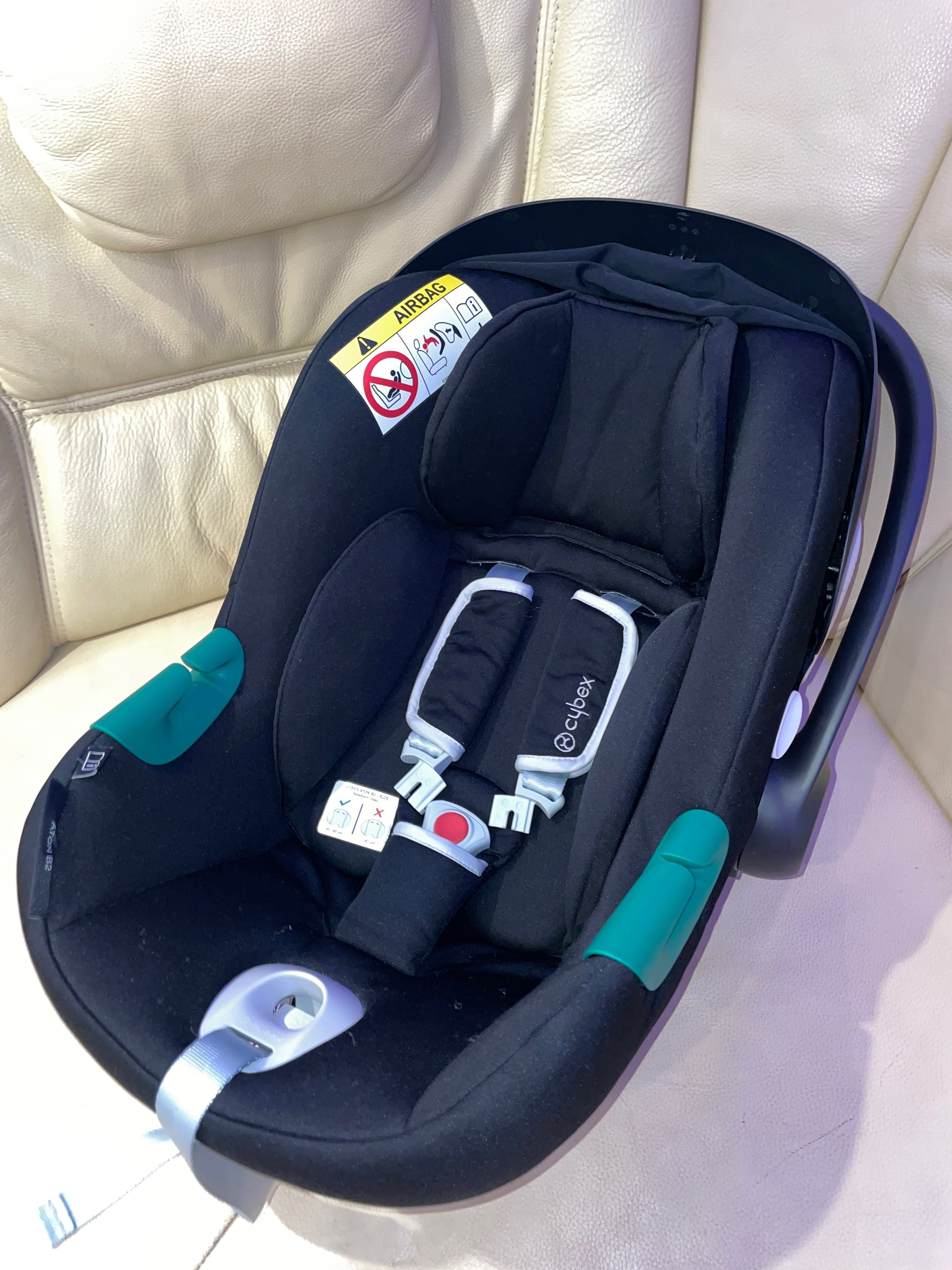 Fotelik samochodowy Cybex Aton B2 + baza +adaptery