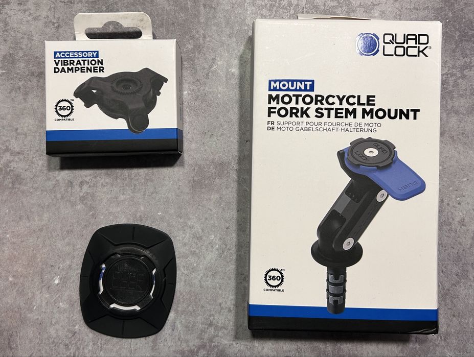 Quad Lock Fork Stem Mount zestaw motocyklowy