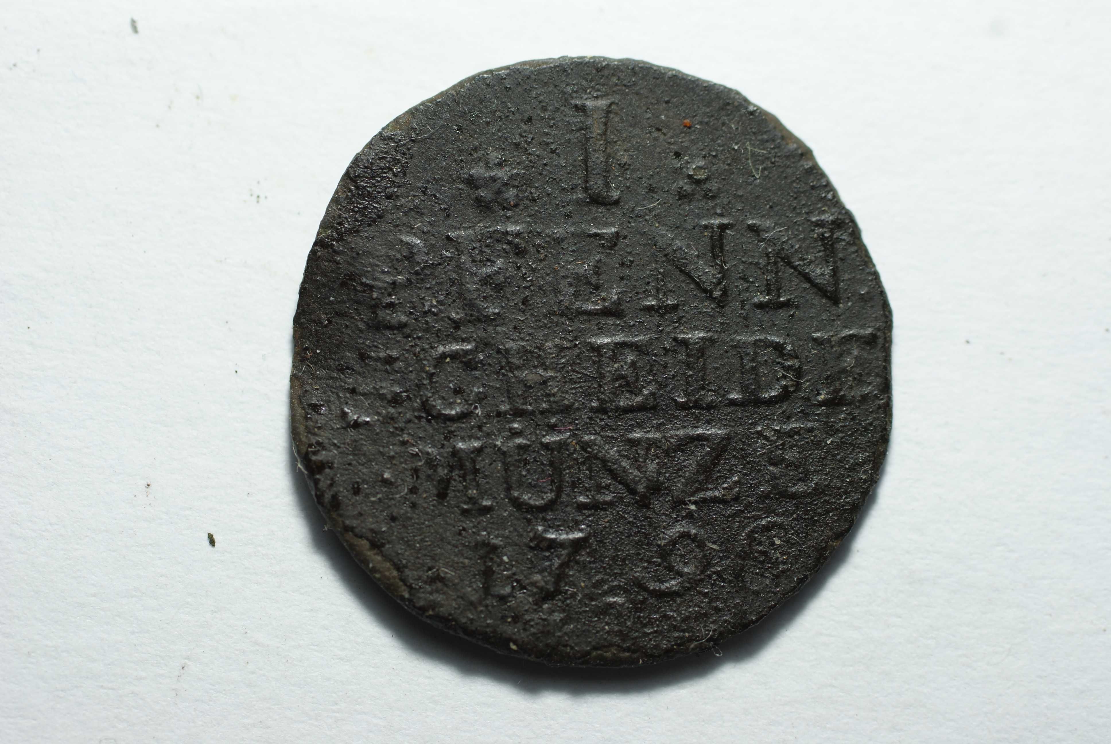 1 pfenn Scheide munze 1796