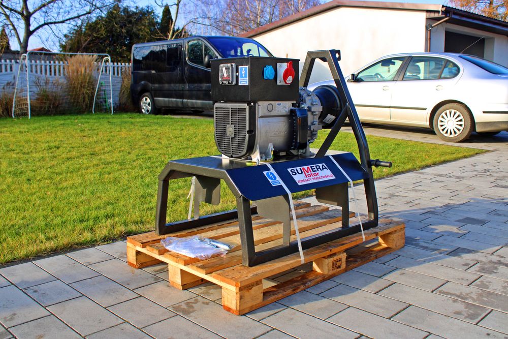 Agregat prądotwórczy na WOM Generator prądu prądotwórczy Prądnica