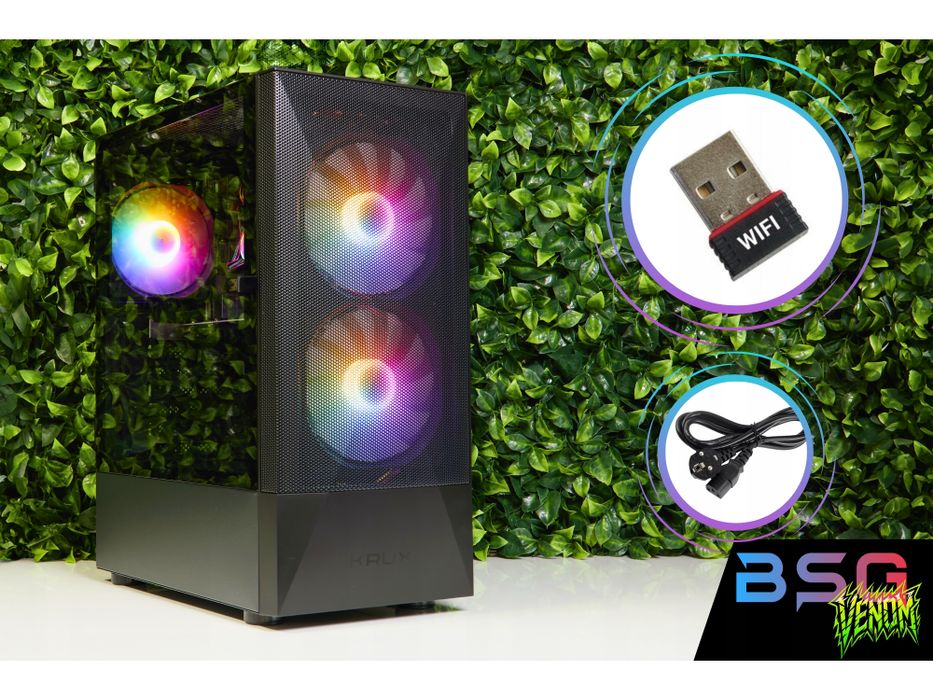 komputer gamingowy bsg venom v5 i7 16gb ddr3 nvidia gt1030 win10 pro