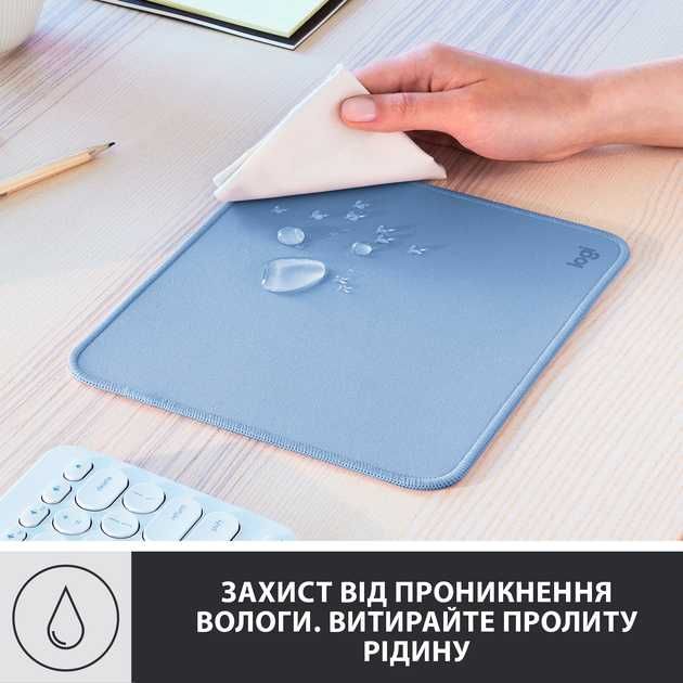 Ігрова поверхня Logitech Mouse Pad Studio Series Blue (956-000051)