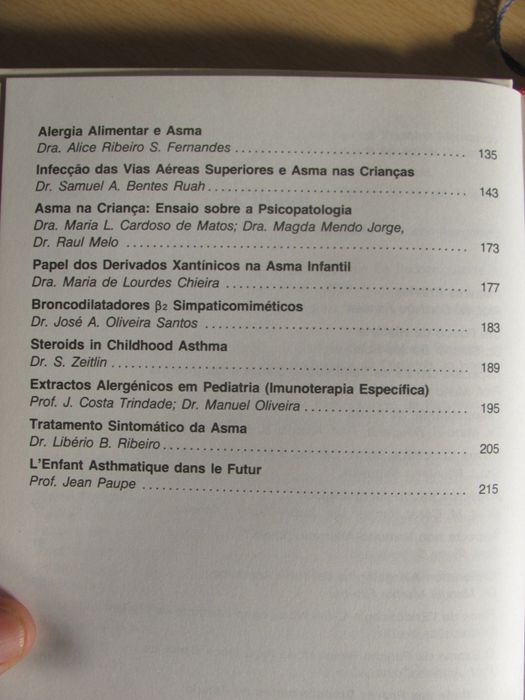 A Criança Asmática – Rosado Pinto