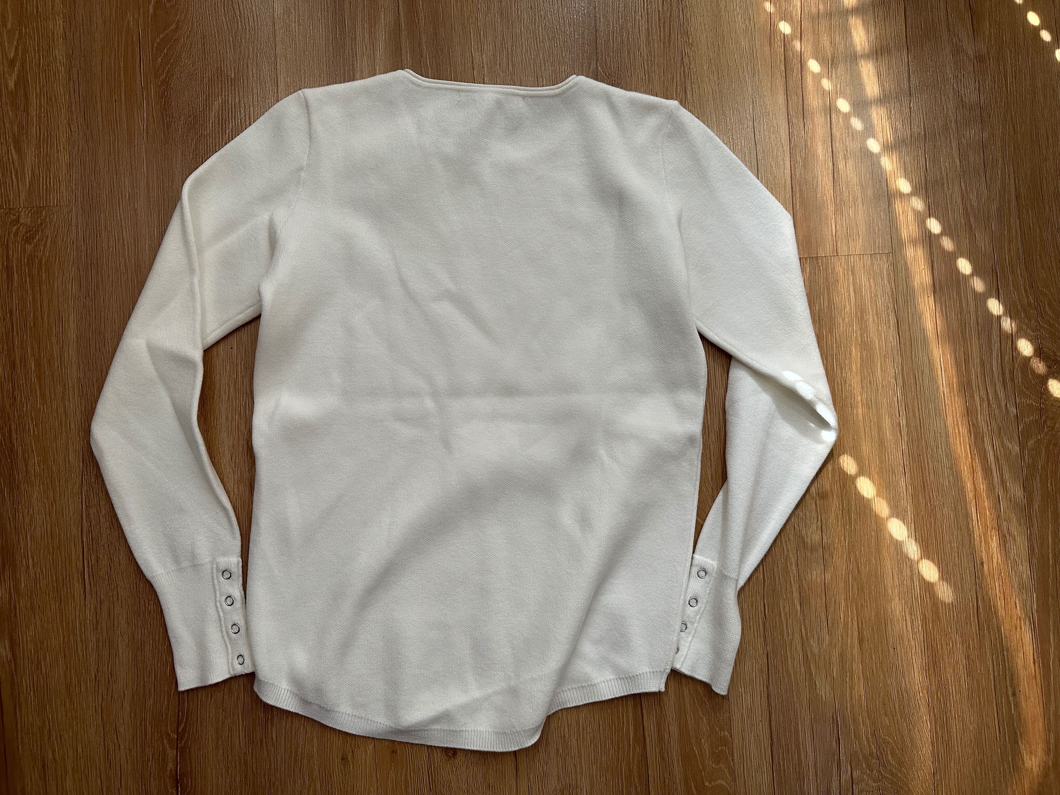 Biały sweter sweterek XS/S/M