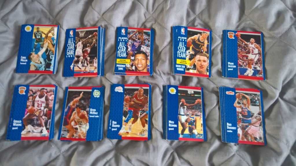 Karty NBA 1919 sztuk bez powtórek UpperDeck lata 90-2010 full set