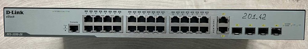 Комутатор Dlink DES-3200-28