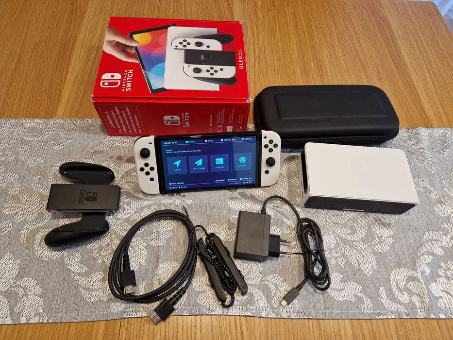 Nintendo Switch OLED CFW 256GB Picofly Atmosphere przerobione