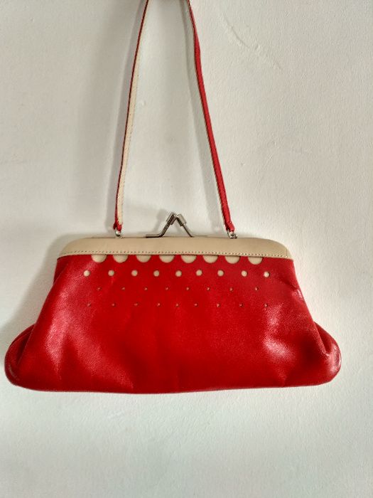 Carteira Bolsa Claudina Como Nova Retro Vintage