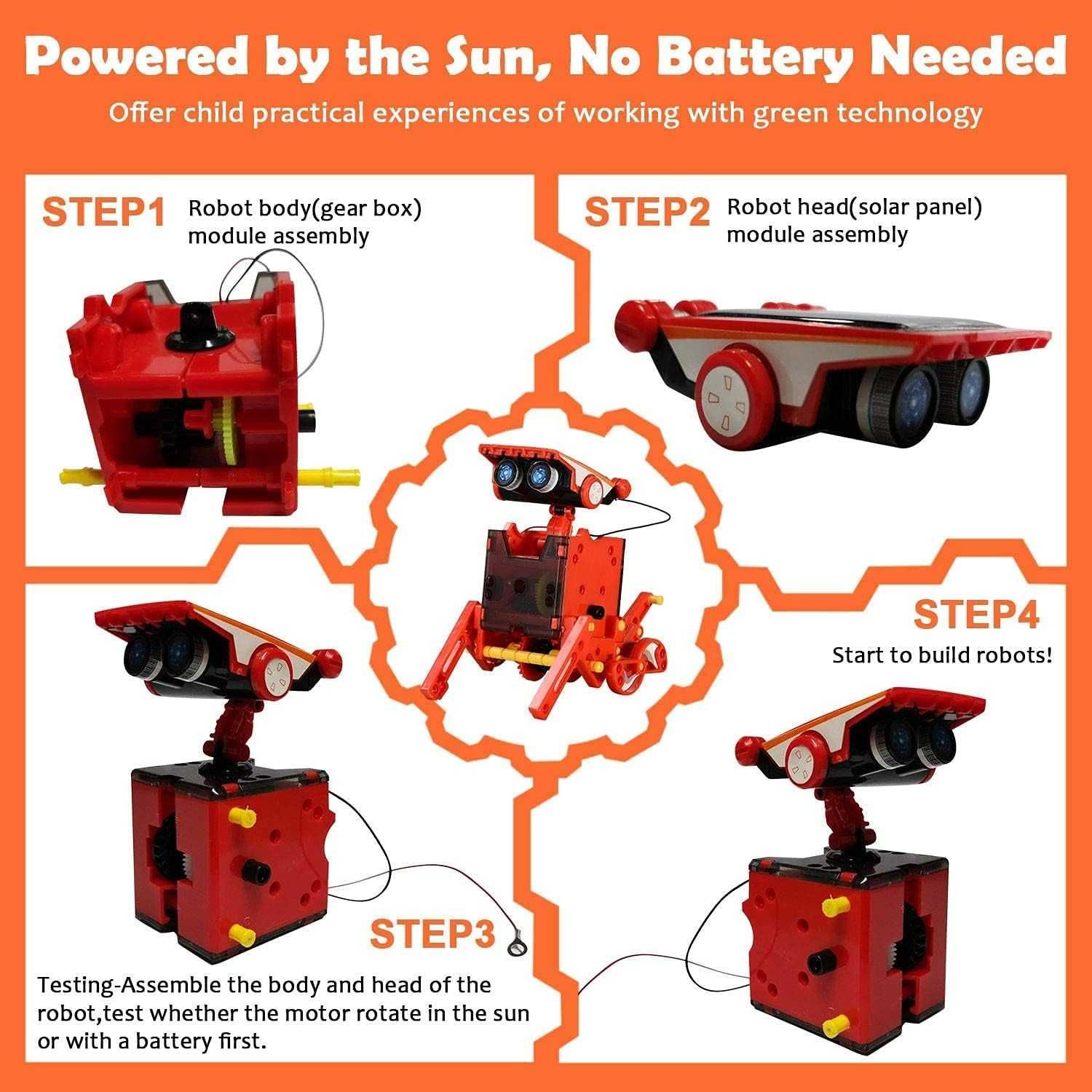 Robot solarny CIRO Zabawka konstrukcyjna