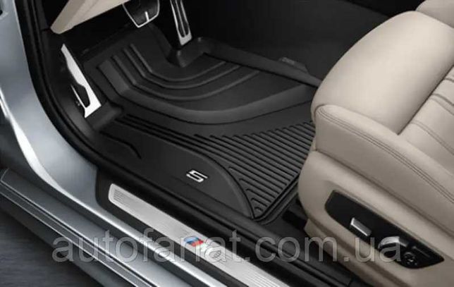 Коврики BMW 5 (G30, G31) 2017-, Оригінал в салон бмв дж30 чорні