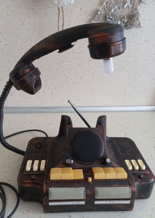 Радиоприемник - Светильник в стиле Лофт с FM приемником