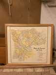 Mapa vintage da regiao do Porto