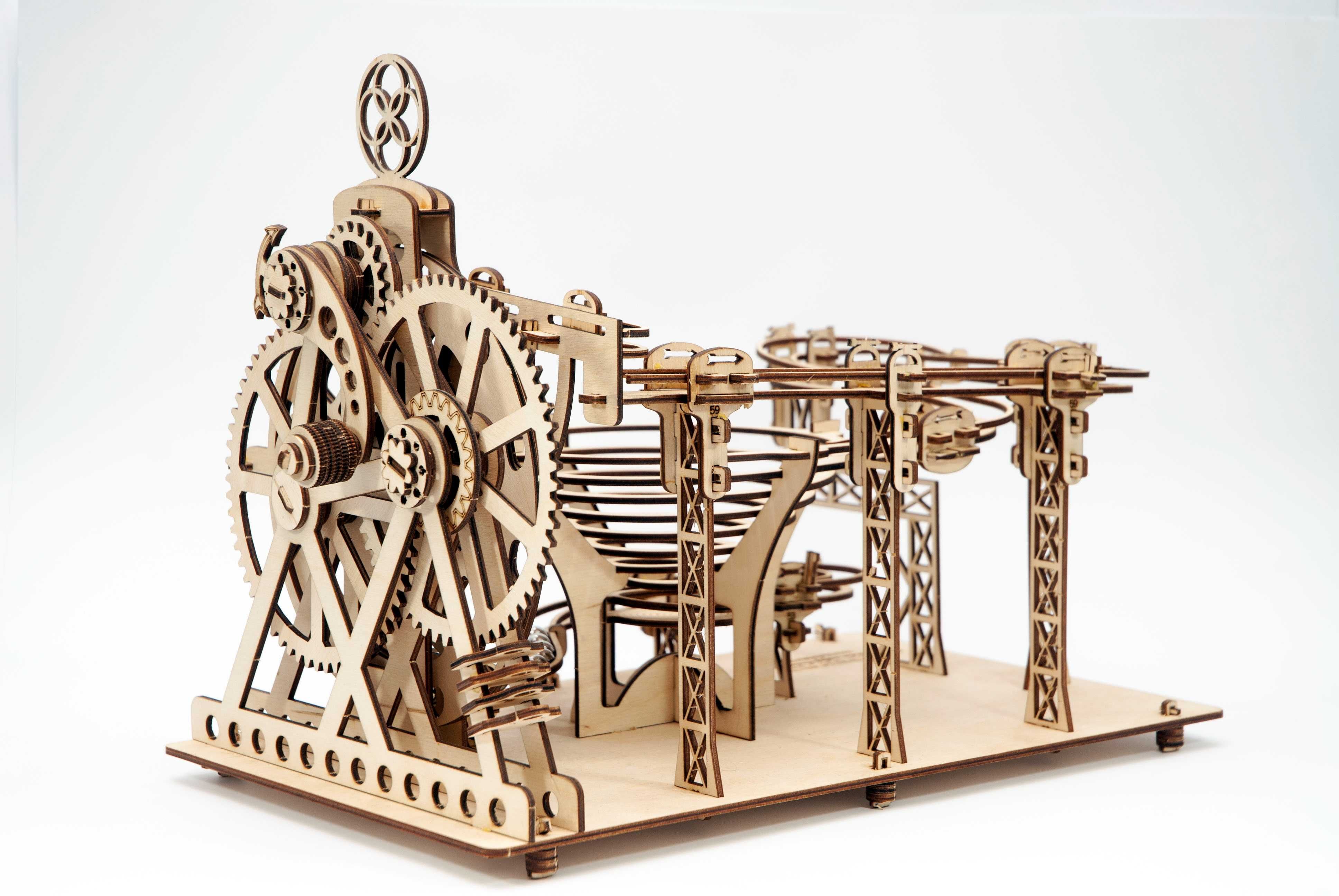 Marble Run EKO Puzzle 3D Zabawka Drewyan Liczba elementów 267 szt.