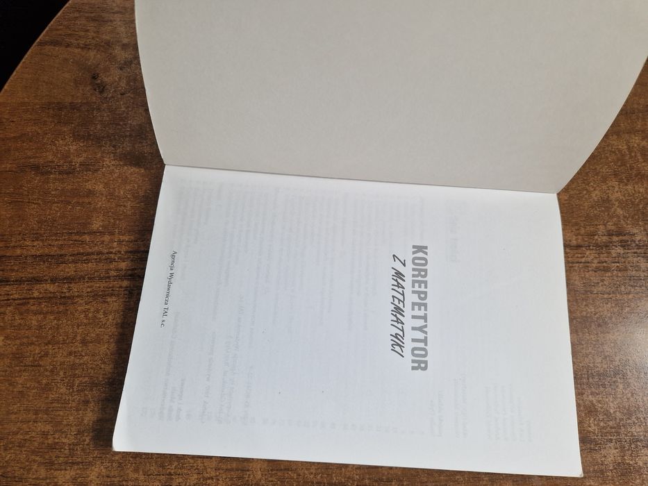 Korepetytor z matematyki część 1,  L. Falandysz
