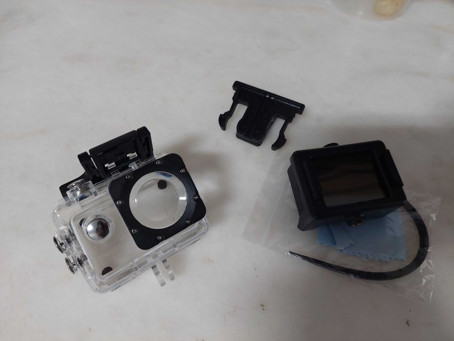 Câmara e case Action HD 1080