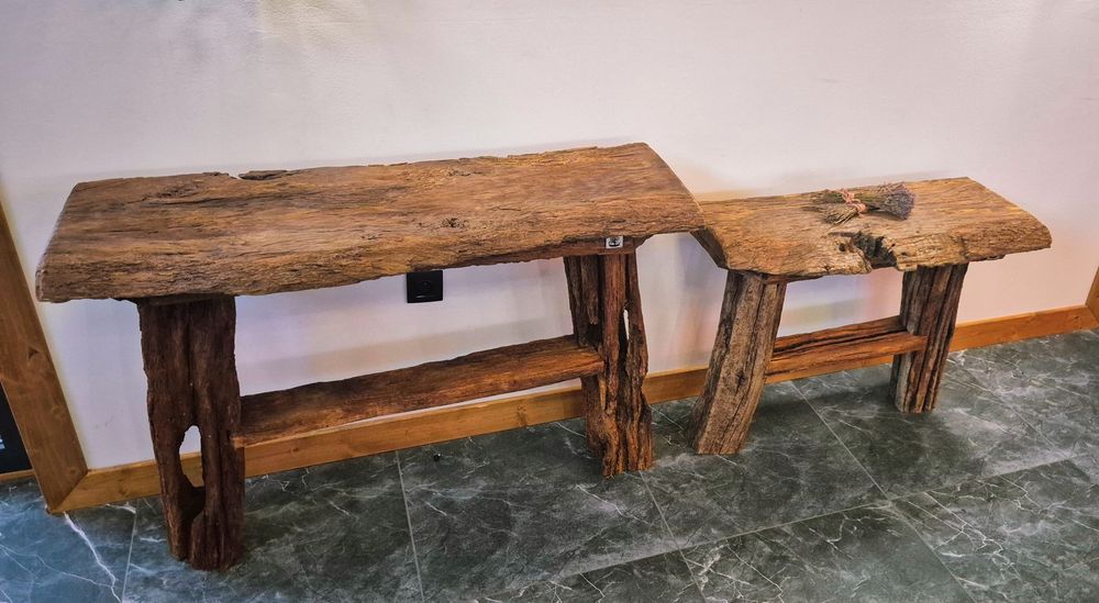 Konsola/szafka/ława stary dąb, stare drewno, rustykalne, vintage,