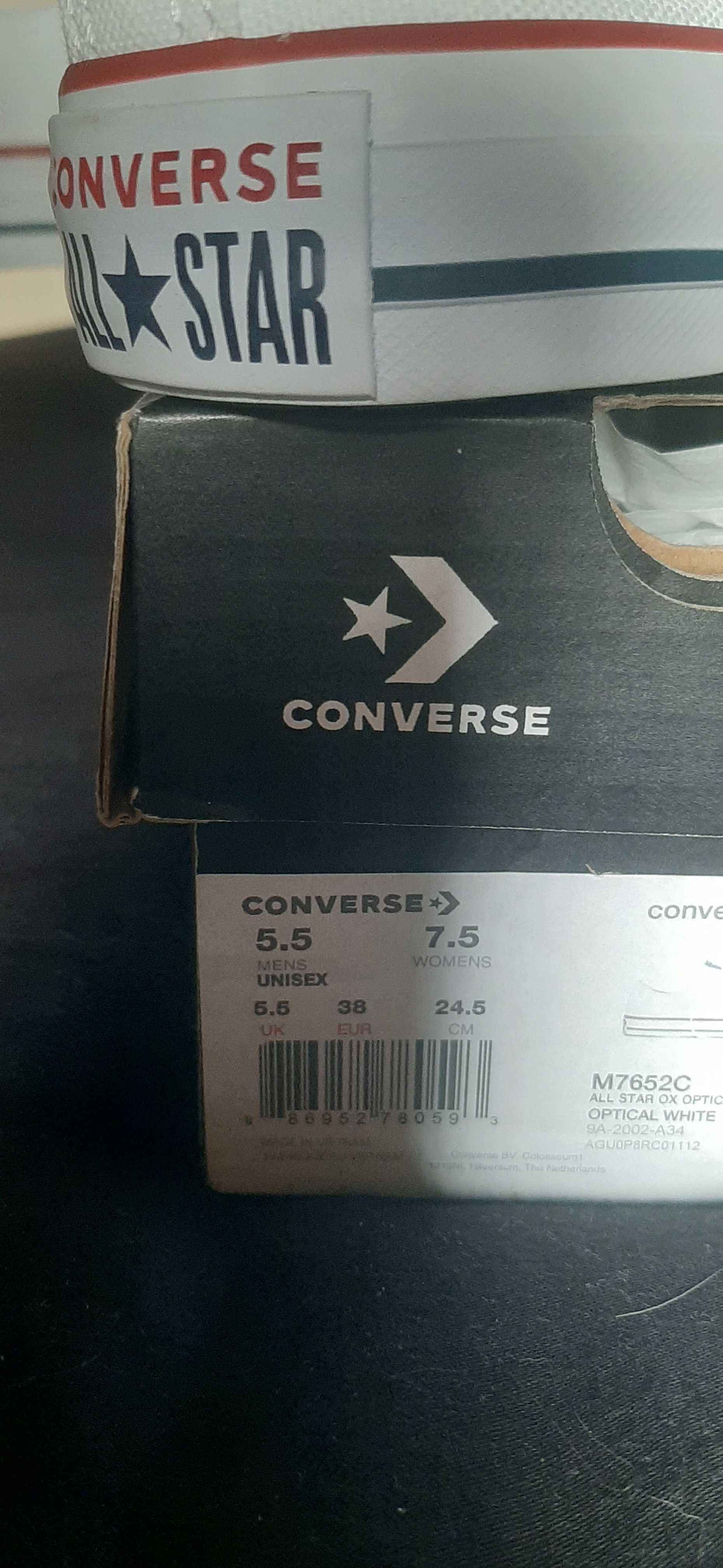 Converse białe r.38 NOWE