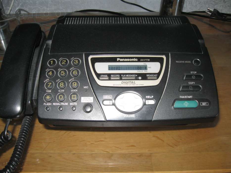 Продам телефон-факс Panasonic KX-FT78