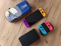 Nintendo Switch OLED + Akcesoria | Jak nowa