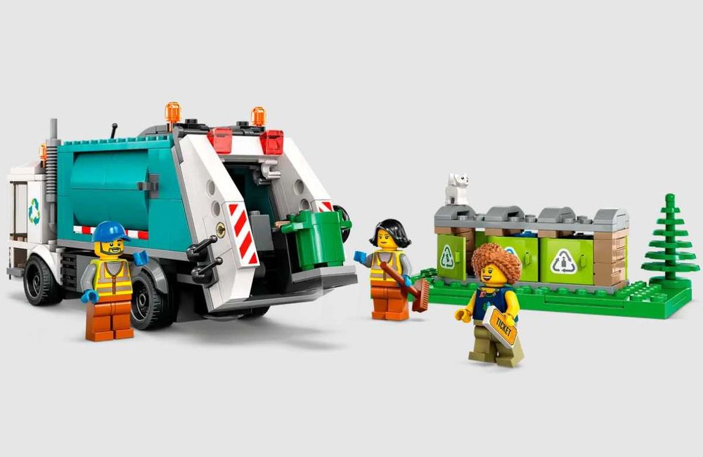 Lego City 60386 - Camião da Reciclagem