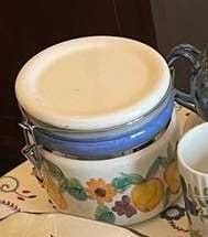 Caixa/pote de loiça para bolos
