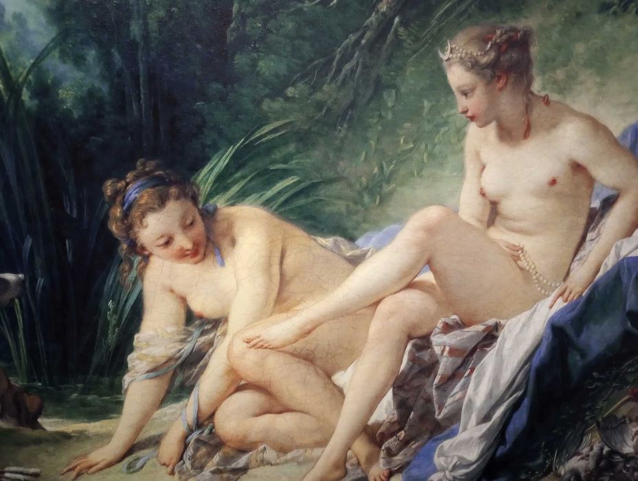 Obraz na płótnie - Diana po kąpieli, François Boucher, 50x70cm