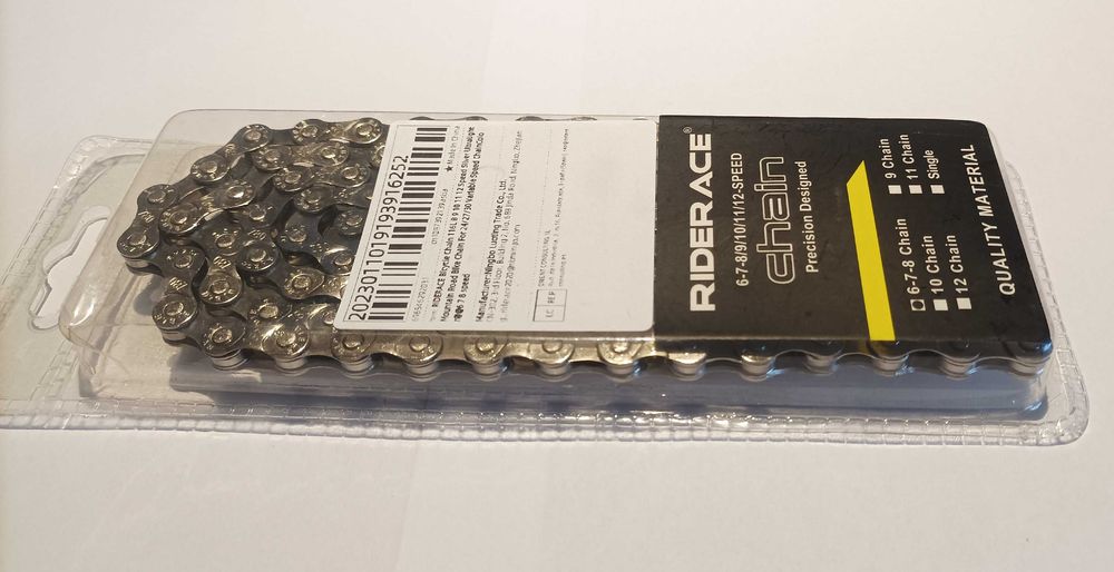 Łańcuch do roweru 6-7-8 rzędowy. NOWY