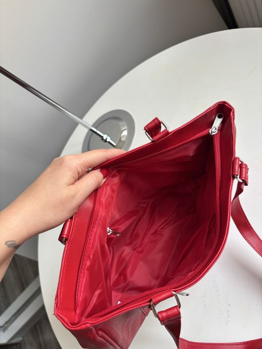 Czerwona vintage torebka Stefano retro modna trendy viral na ramię