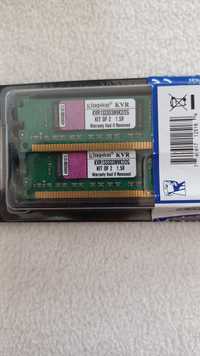 Pamięć RAM DDR3 2x1GB para Kingston