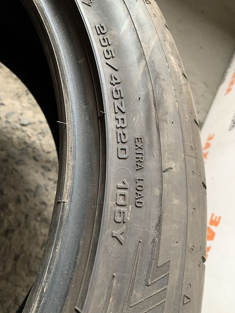 (1шт) 255/45R20 Dunlop Sport Maxx RT2 (2021рік 6.5мм) літня шина