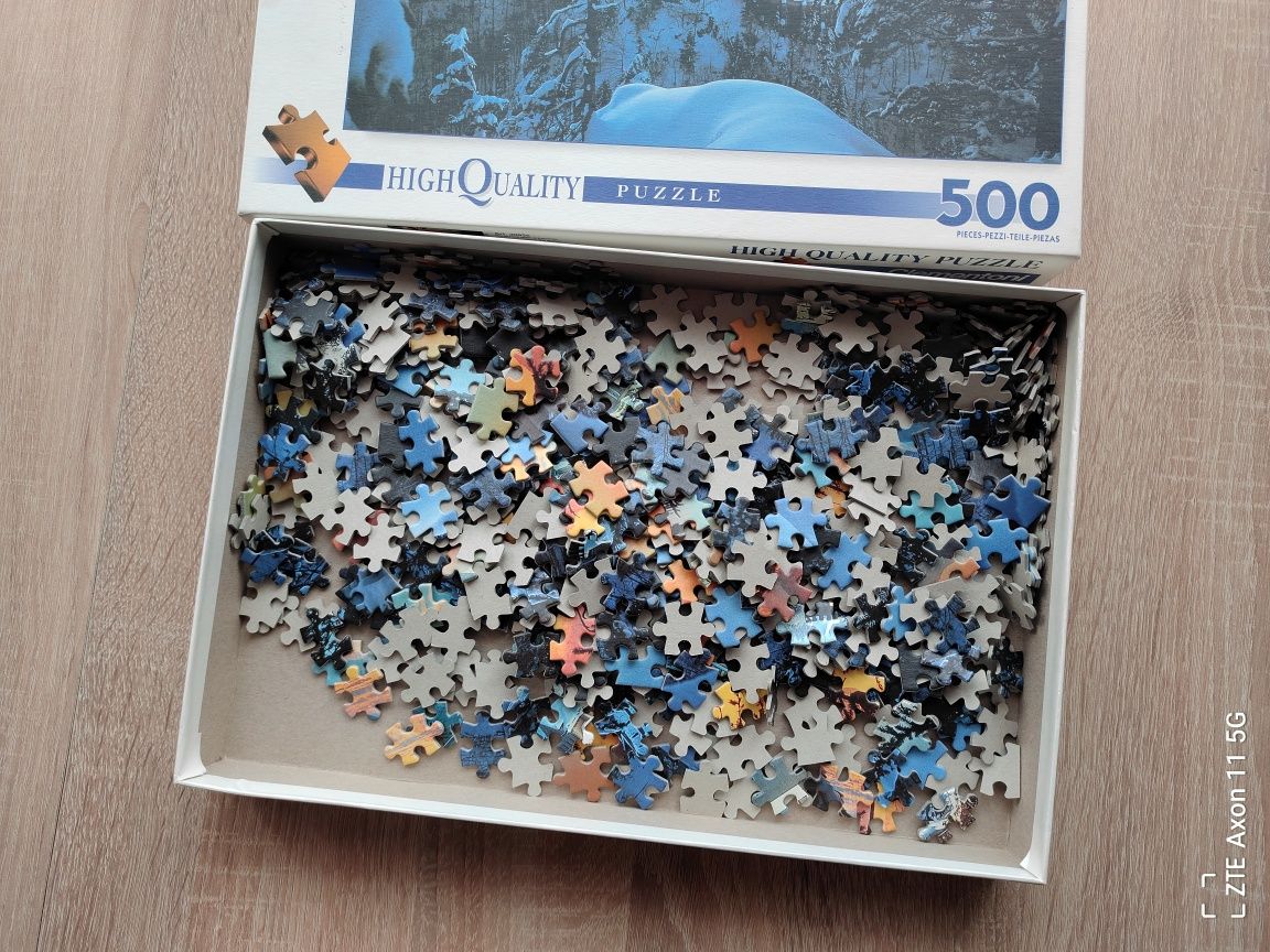 Puzzle Clementoni 500 elementów.