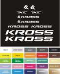 KROSS naklejki na rower zestaw 5-2B