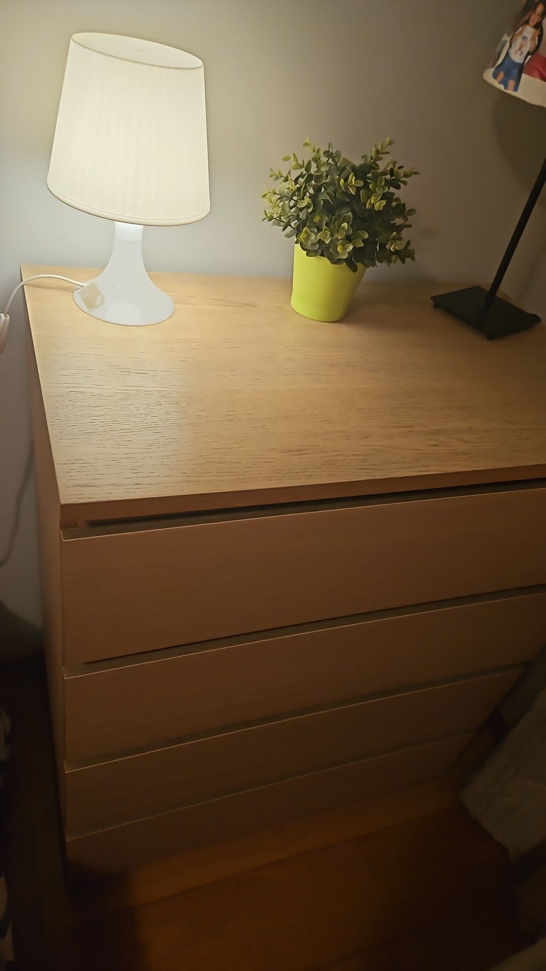Comoda malm carvalho velatura branca