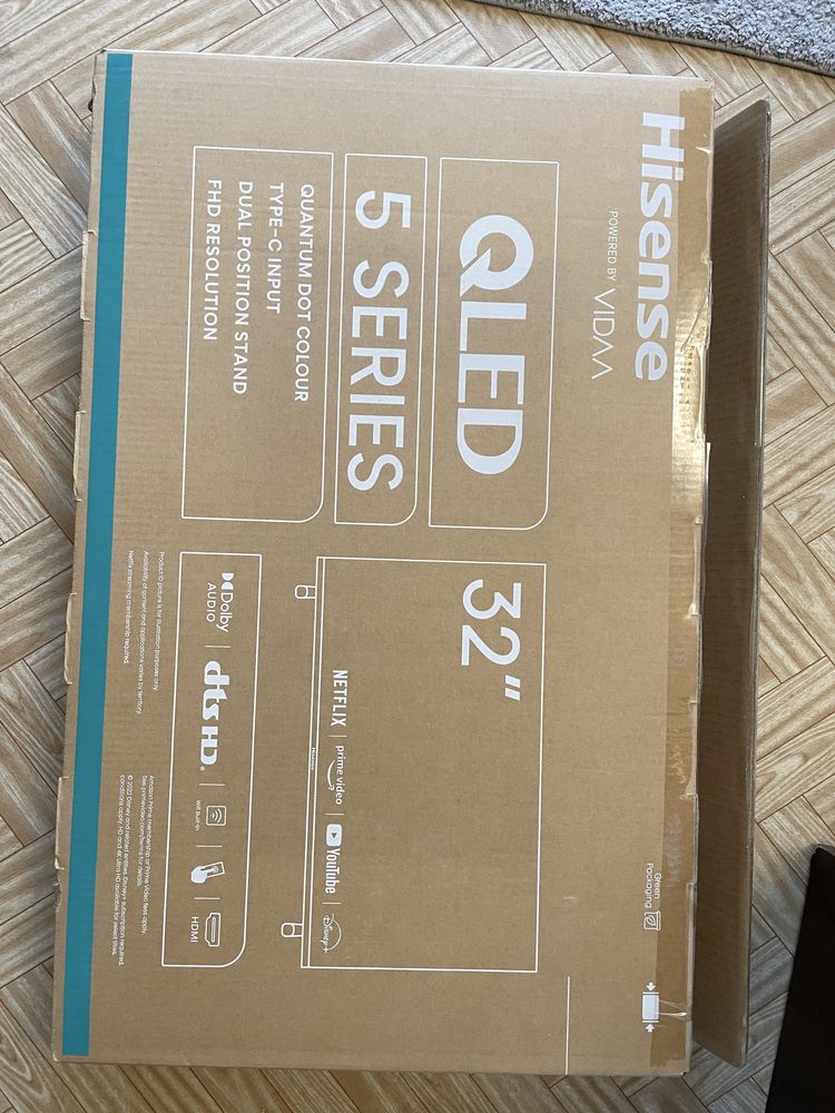 Телевізор Hisense 32 дюйми QLED