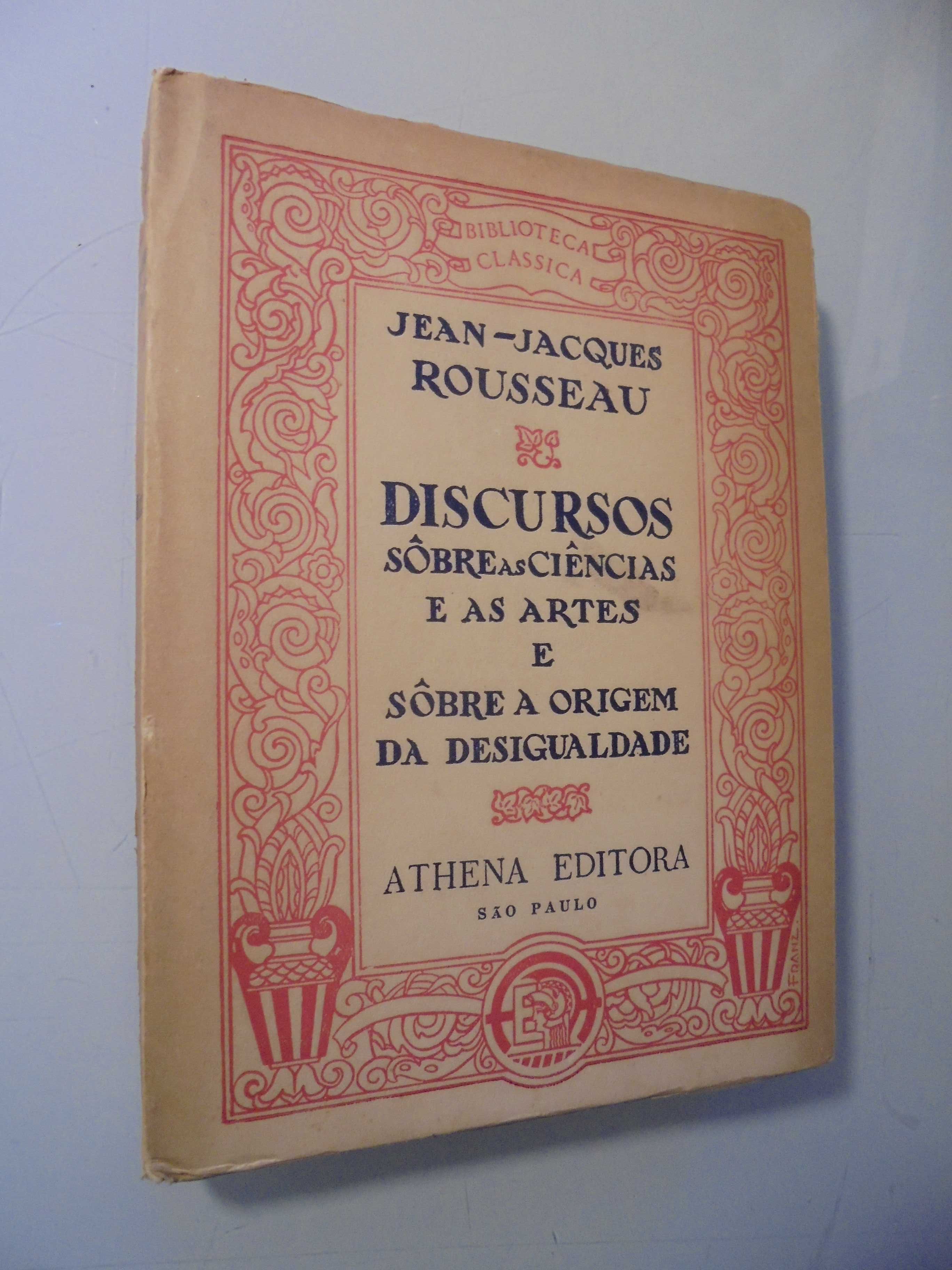 Rousseau (Jean Jacques);Discursos sobre as Ciências e as Artes