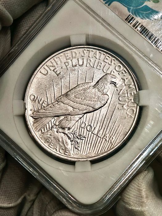 Мирний долар США 1922 р. СРІБЛО. СЛАБ PEACE.