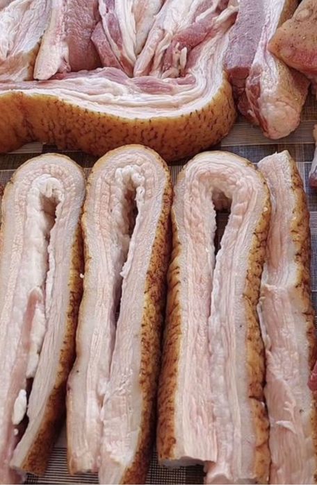 Генеральськое сало копчена, сало солене домашня продукція з села