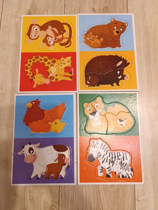 Puzzle mamy i ich dzieci